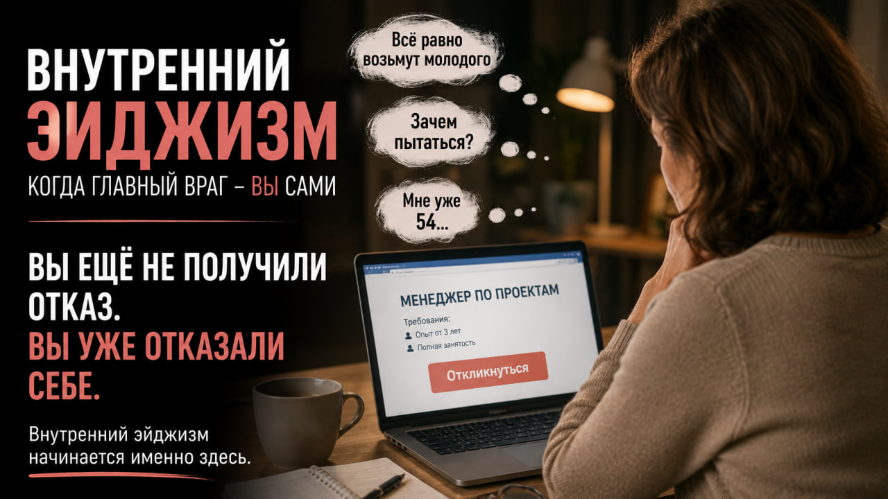 Внутренний эйджизм: когда главный враг – вы сами